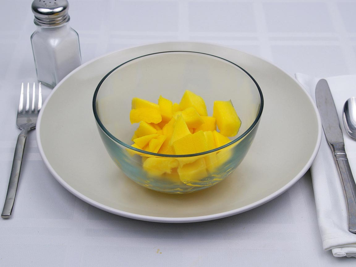 Calories in 170 grams of Mango - Fresh