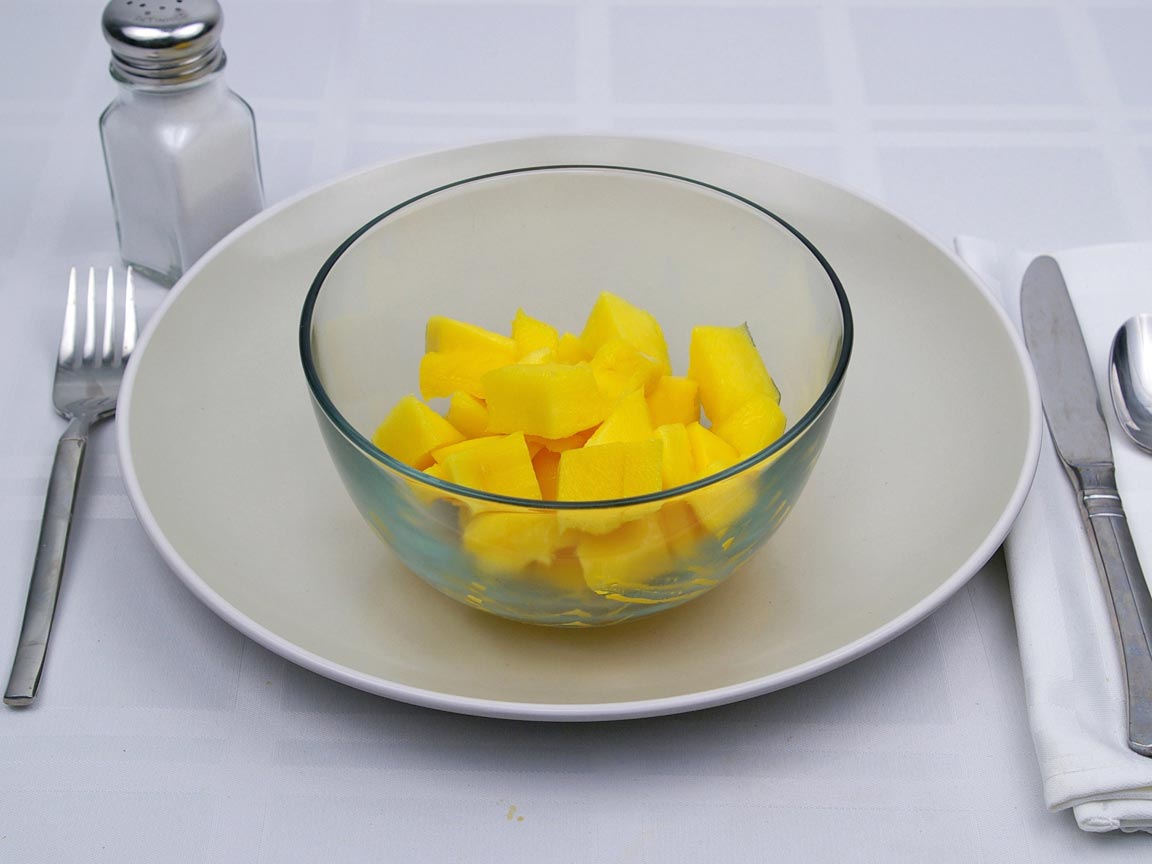 Calories in 198 grams of Mango - Fresh