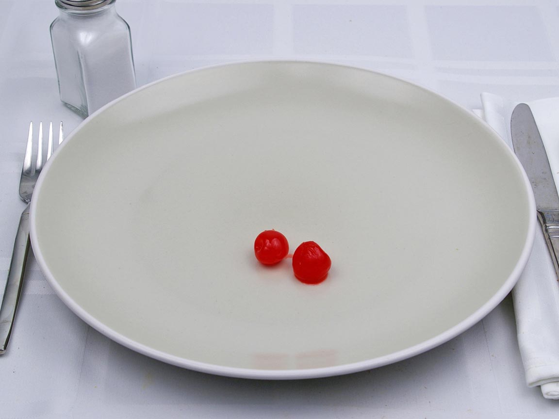 Calories in 2 cherry of Maraschino Cherries