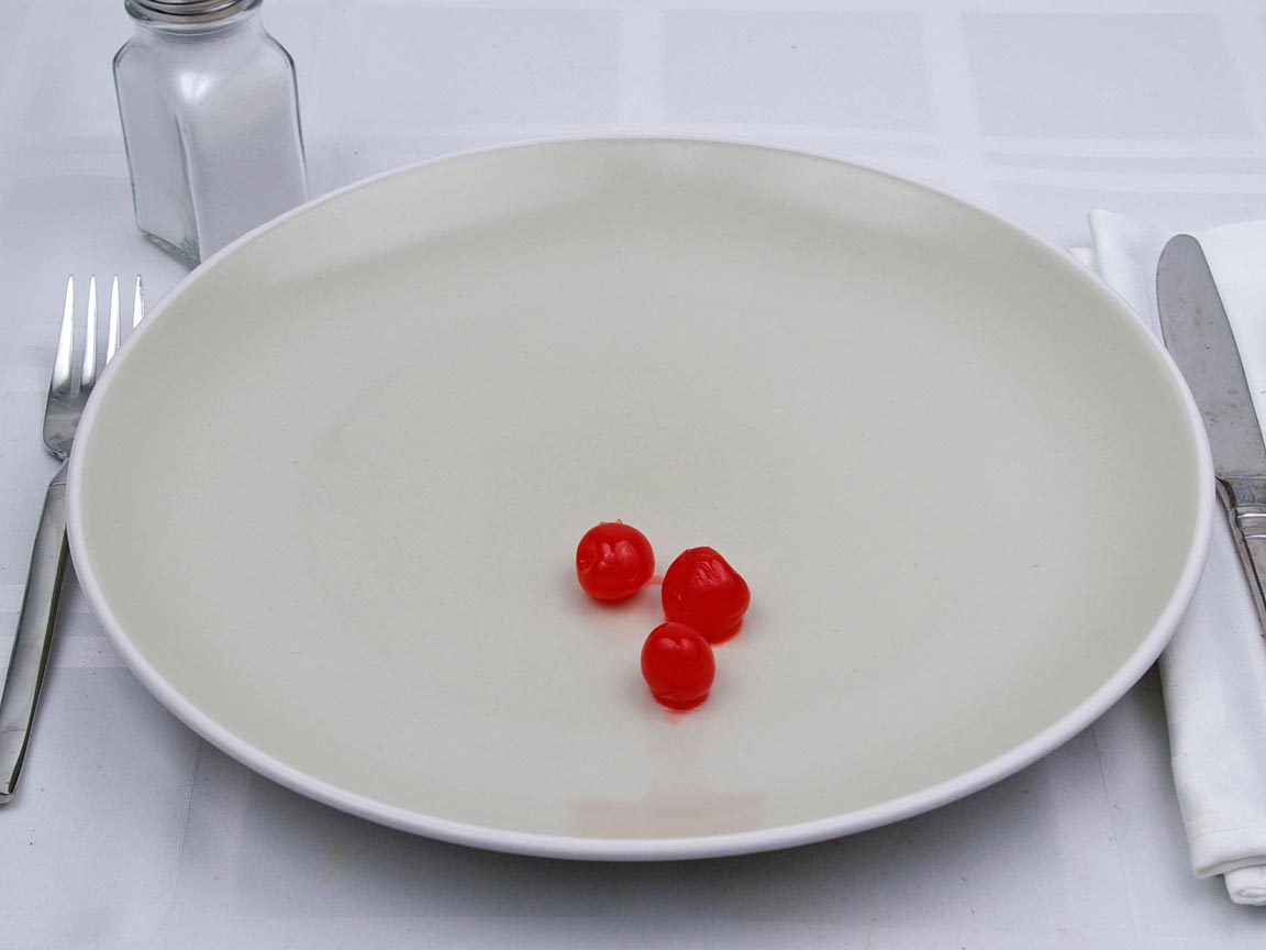 Calories in 3 cherry of Maraschino Cherries