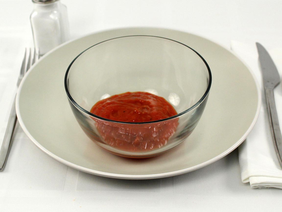 Calories in 0.5 cup(s) of Marinara with oil
