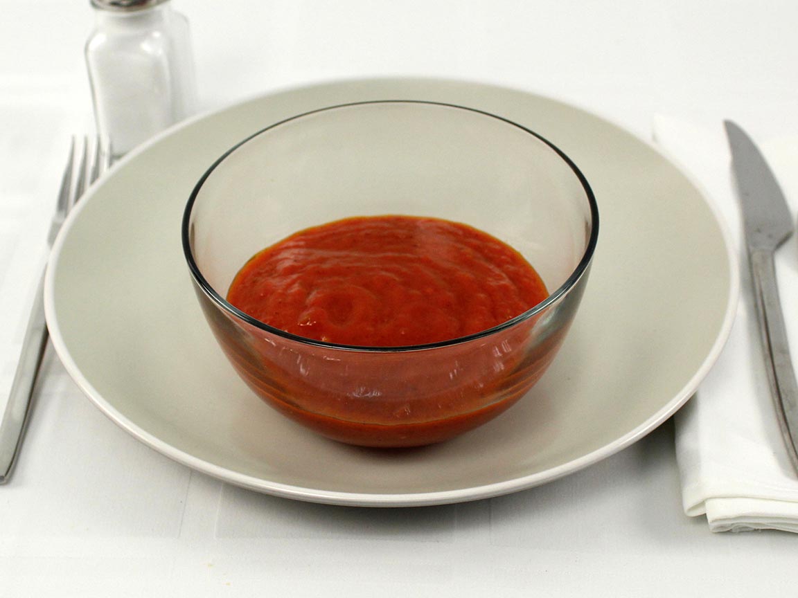 Calories in 1.25 cup(s) of Marinara with oil