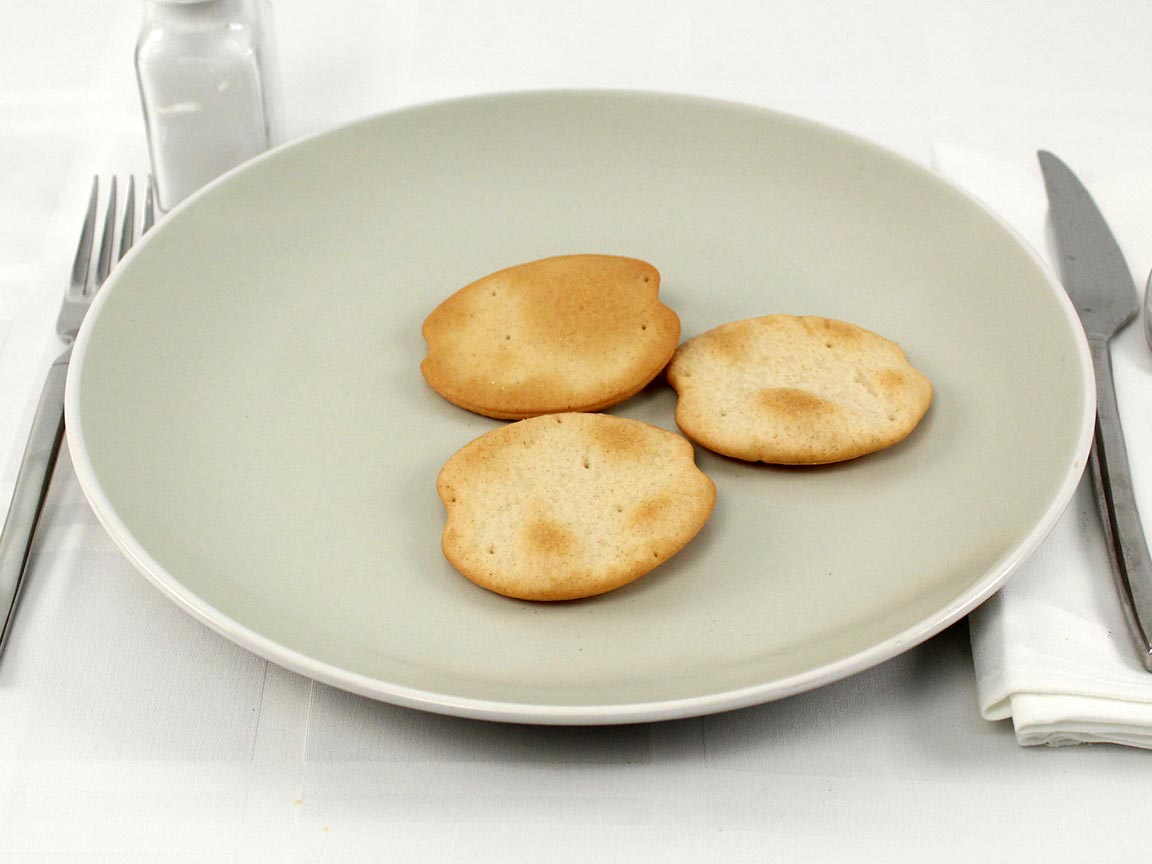 Calories in 3 cracker(s) of Mariner Crackers