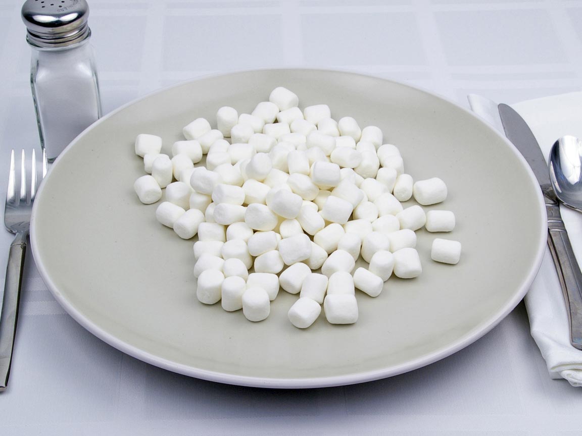 Calories in 77 grams of Marshmallow - Mini