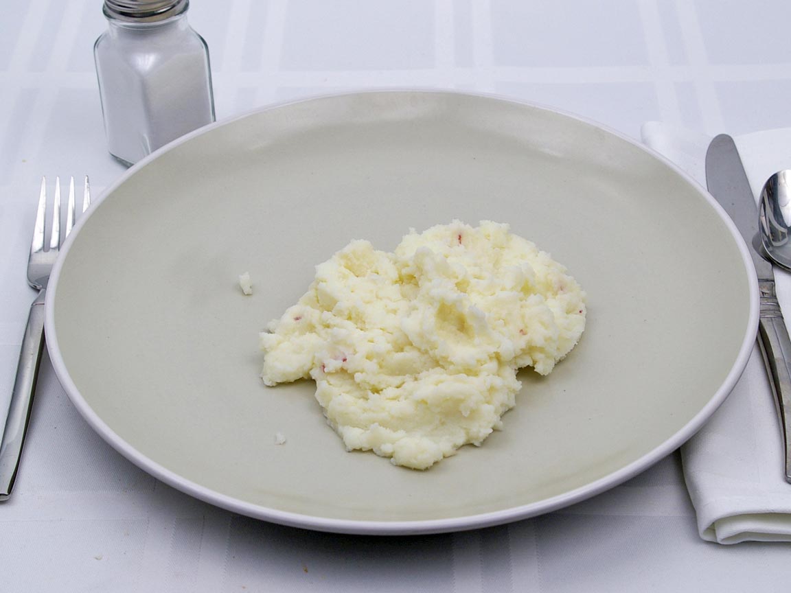 Calories in 0.75 cup(s) of Mashed Potatoes - Whole Milk - Butter