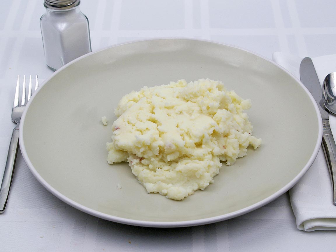 Calories in 1.5 cup(s) of Mashed Potatoes - Whole Milk - Butter