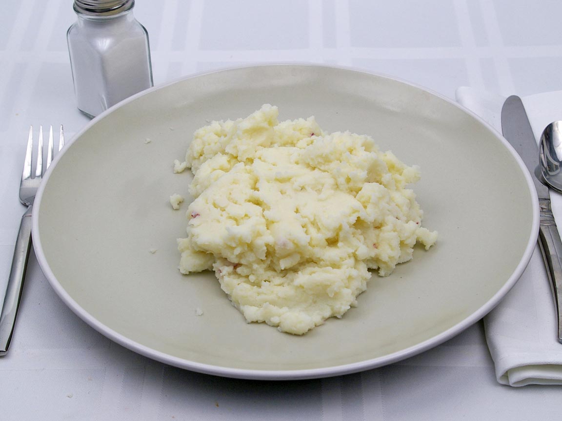Calories in 1.75 cup(s) of Mashed Potatoes - Whole Milk - Butter