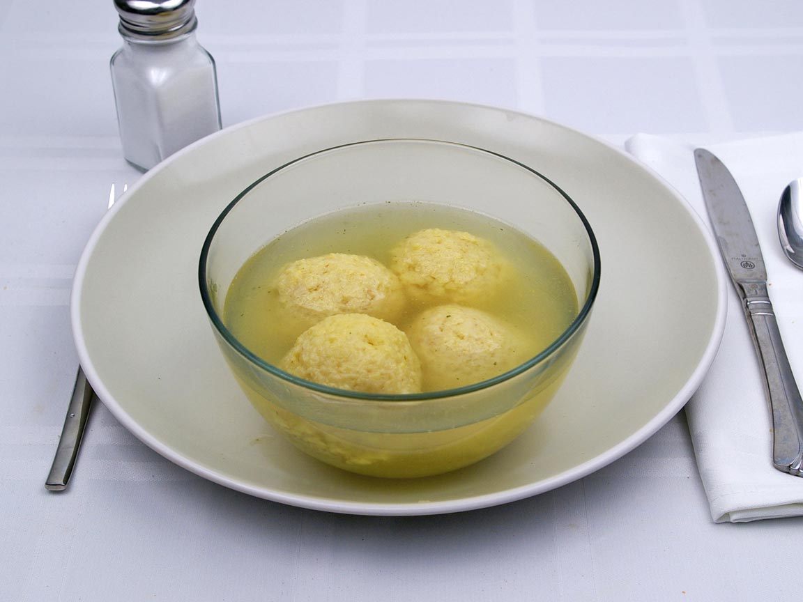Calories in 4 matzo ball(s) of Matzo Ball Soup