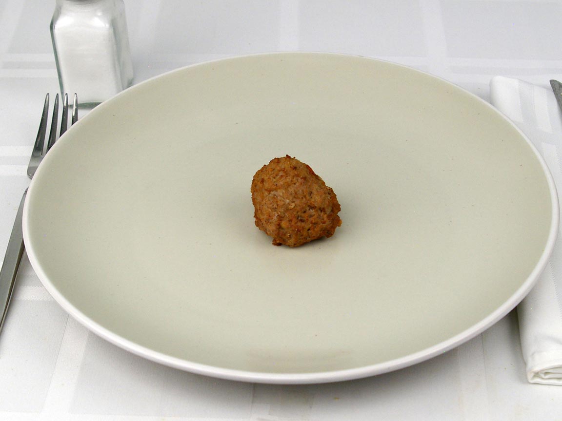 Calories in 1 meatball(s) of Italian Style Meatballs - Beef