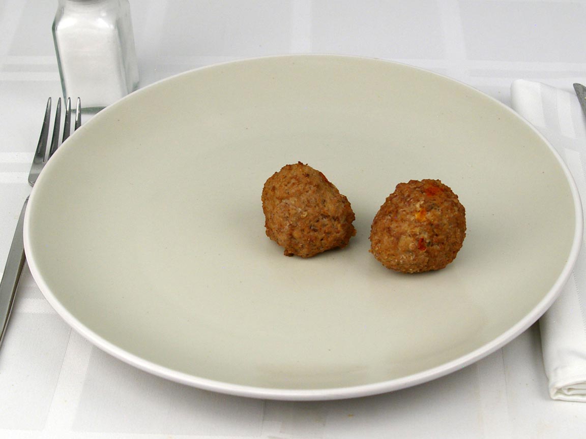 Calories in 2 meatball(s) of Italian Style Meatballs - Beef