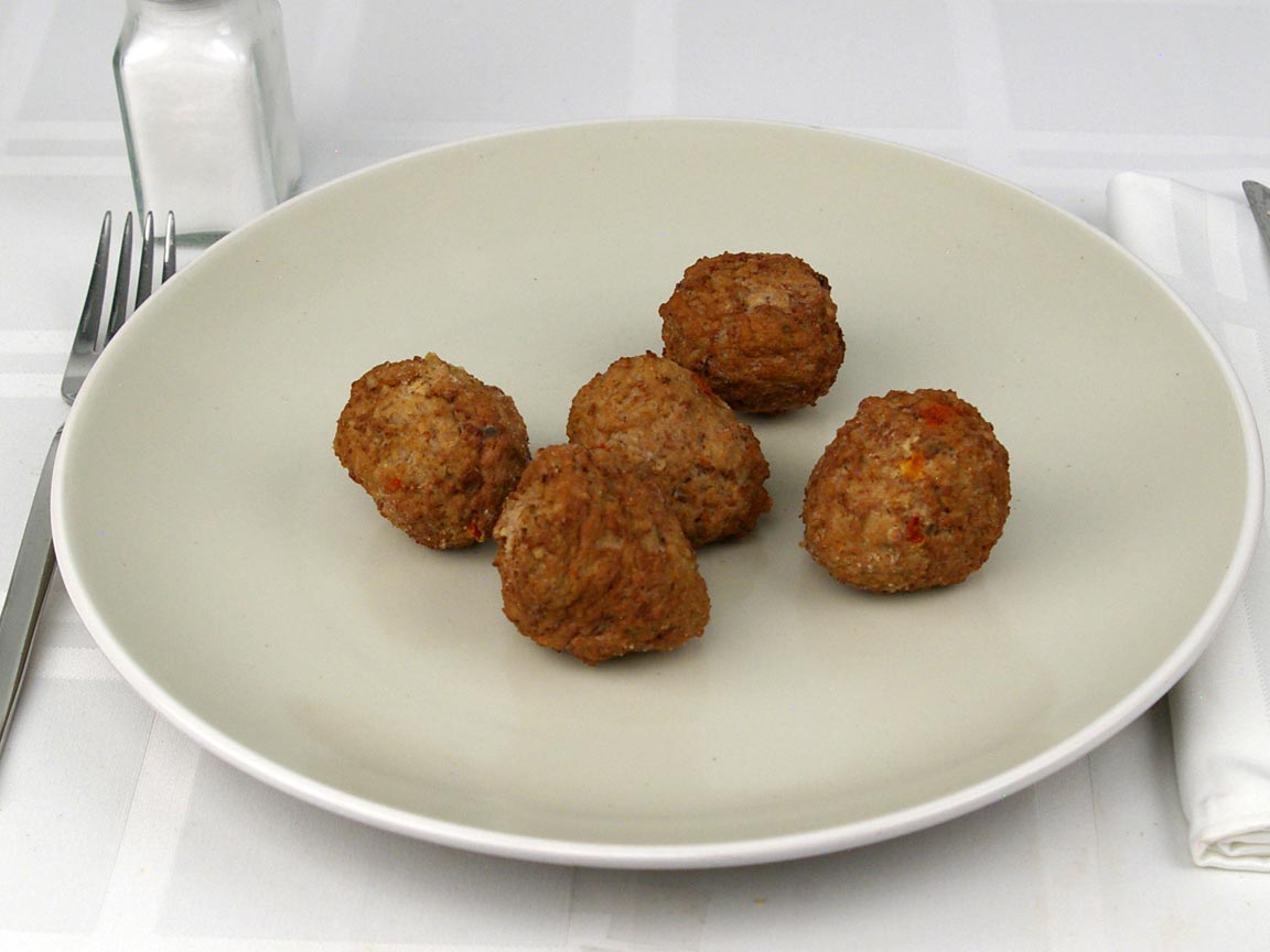 Calories in 5 meatball(s) of Italian Style Meatballs - Beef