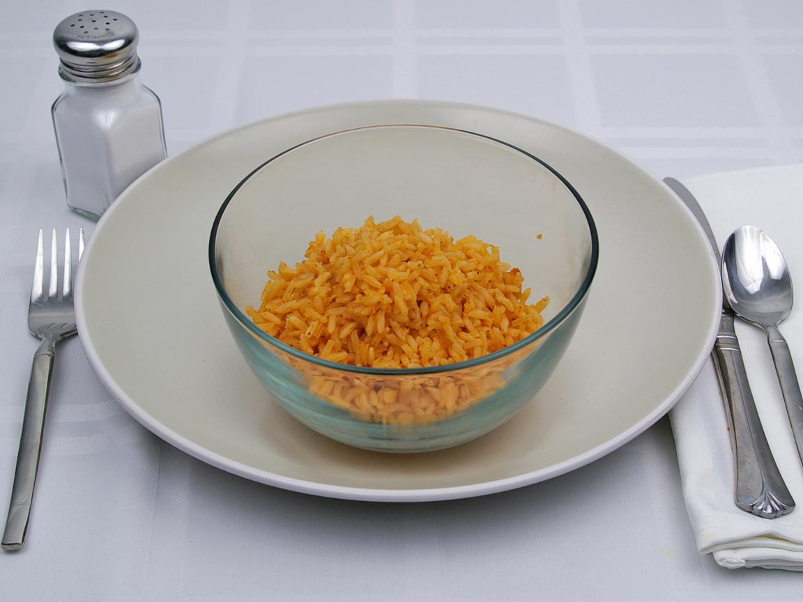 Calories in 1 cup(s) of Mexican Rice