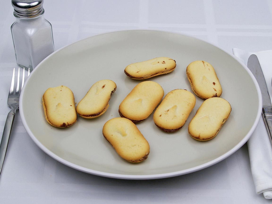 Calories in 8 cookie(s) of Milano - Milk Chocolate - Cookie