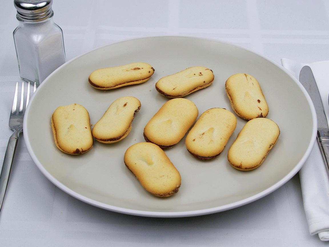 Calories in 9 cookie(s) of Milano - Milk Chocolate - Cookie