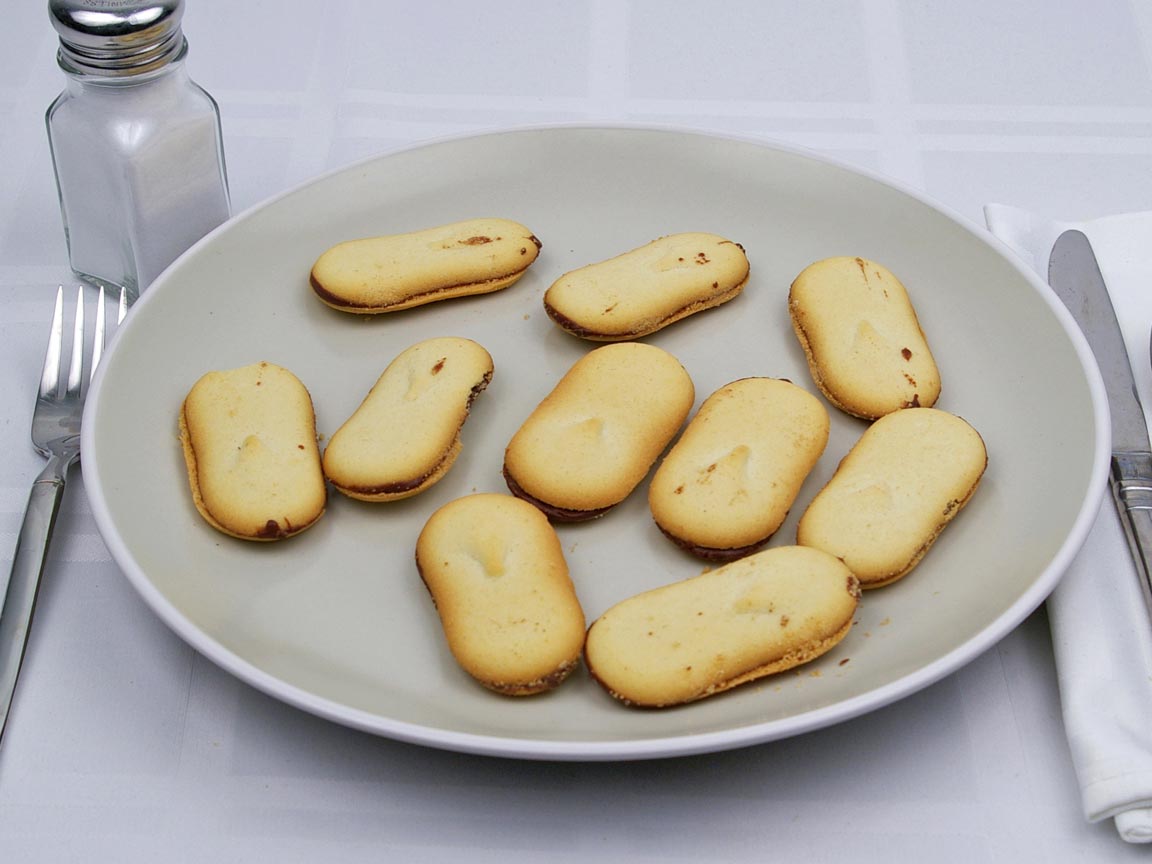 Calories in 10 cookie(s) of Milano - Milk Chocolate - Cookie