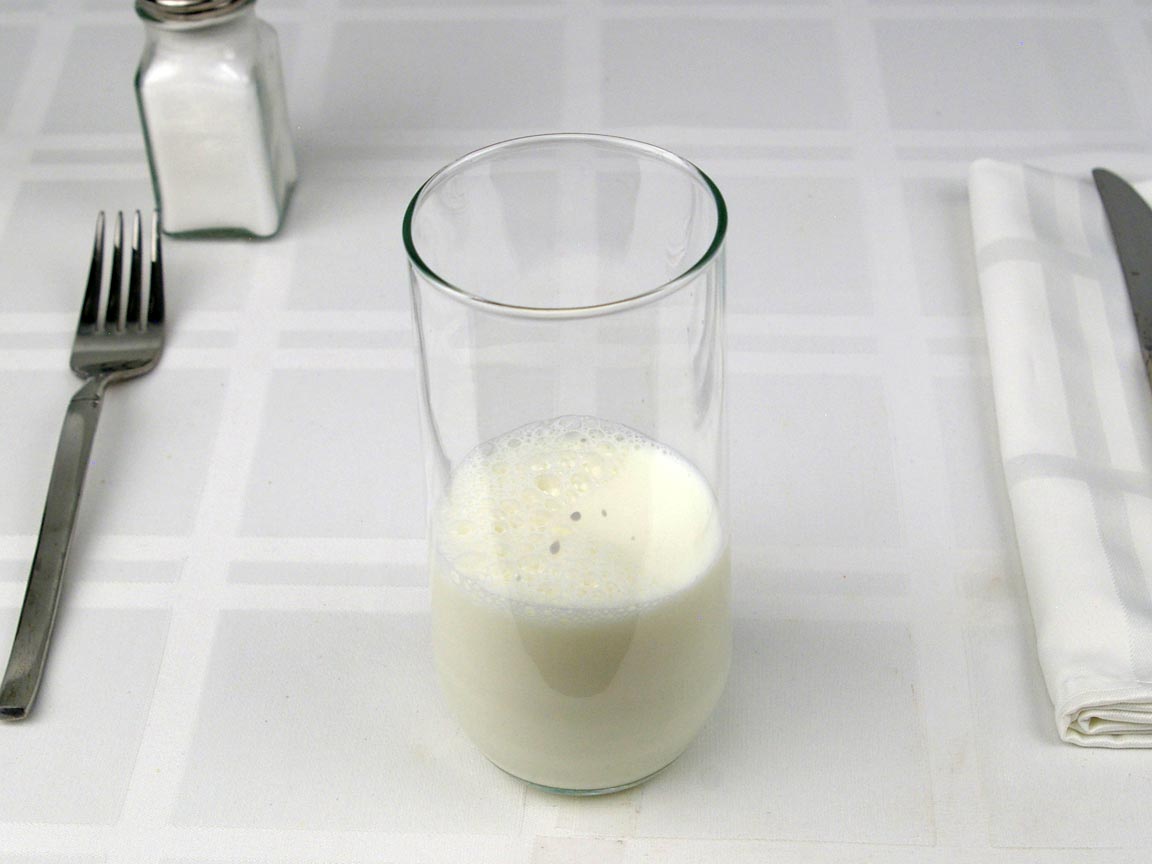 Calories in 6.1 fl oz(s) of Milk 1%