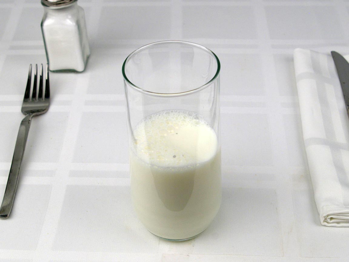 Calories in 8 fl oz(s) of Milk 2%