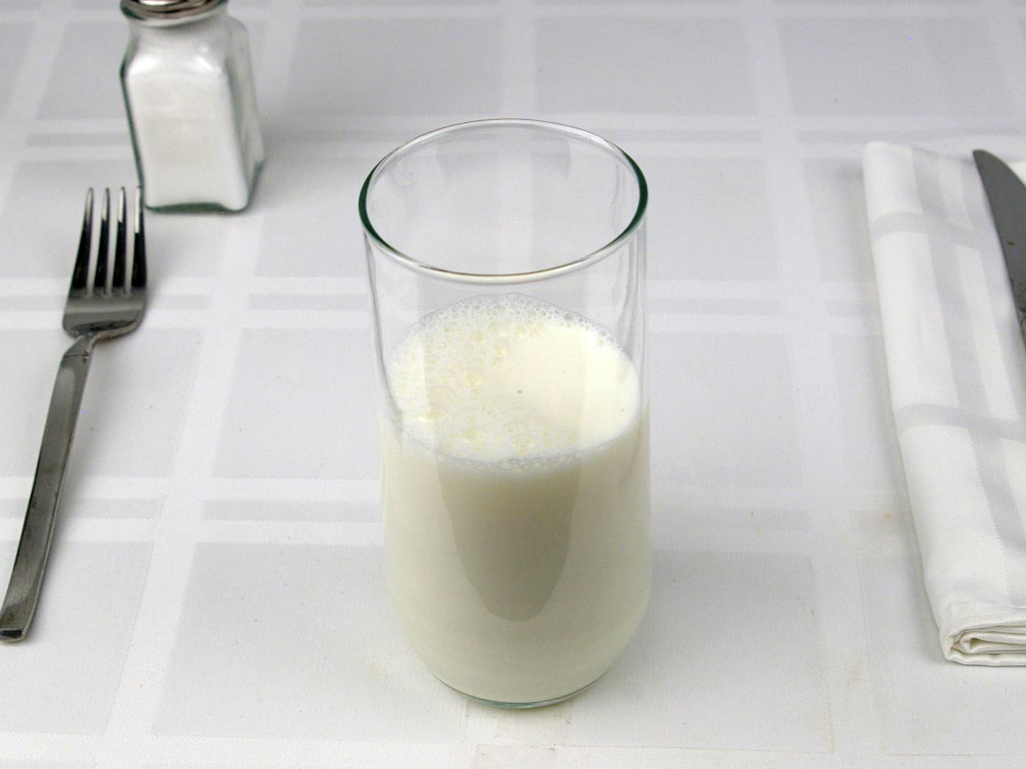 Calories in 9 fl oz(s) of Milk 2%