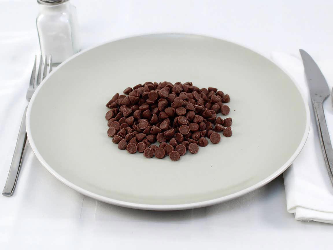 Calories in 105 grams of Milk Chocolate Chips