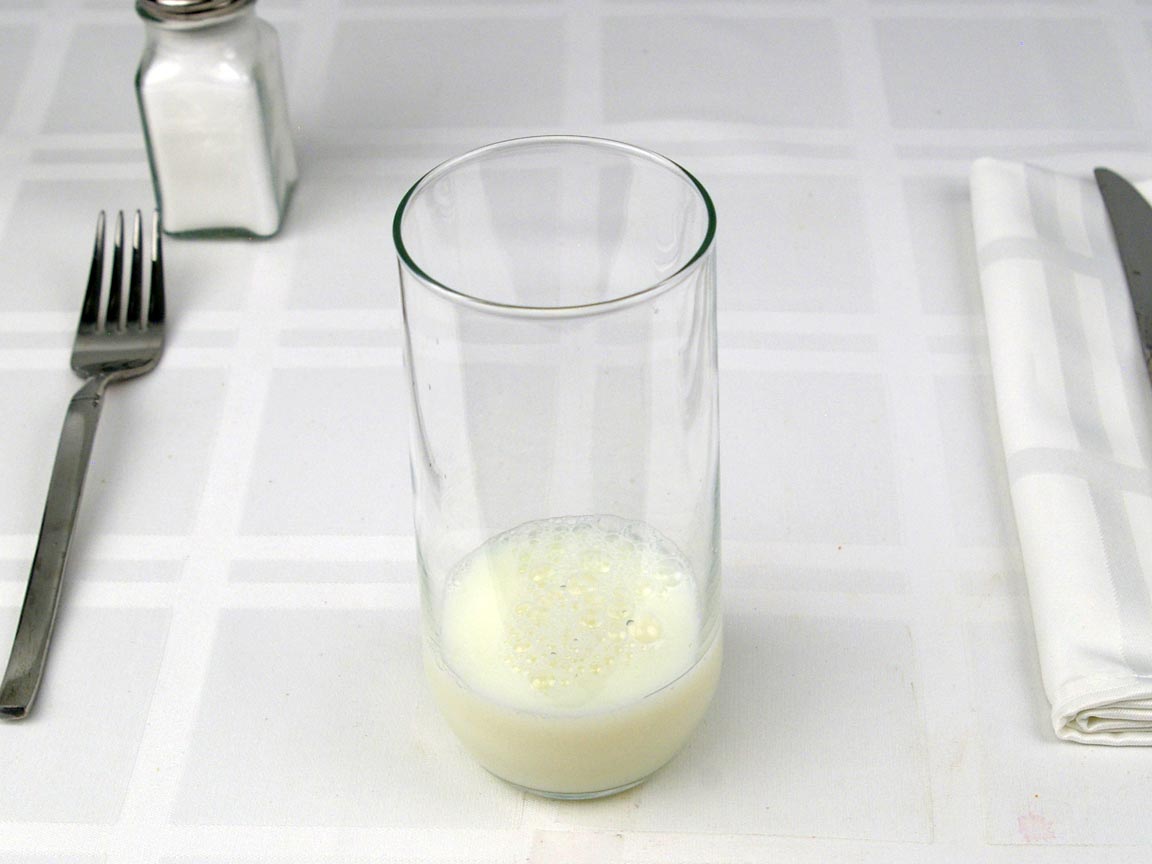 Calories in 0.38 cup(s) of Milk - Nonfat Milk (Skim Milk)
