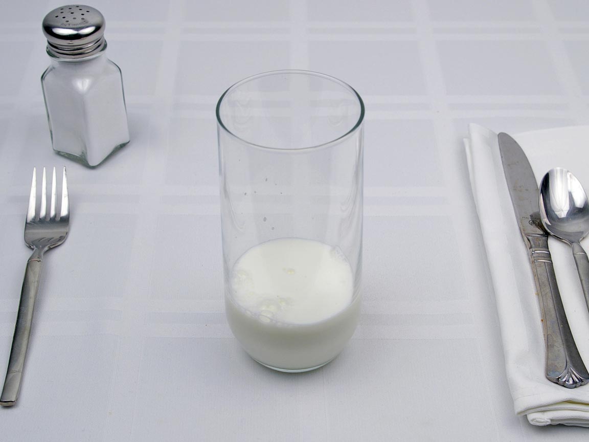 Calories in 4 fl oz(s) of Milk - Whole