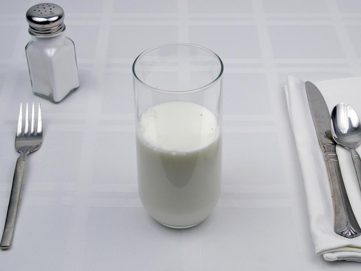 Calories in 10 fl oz(s) of Milk - Whole