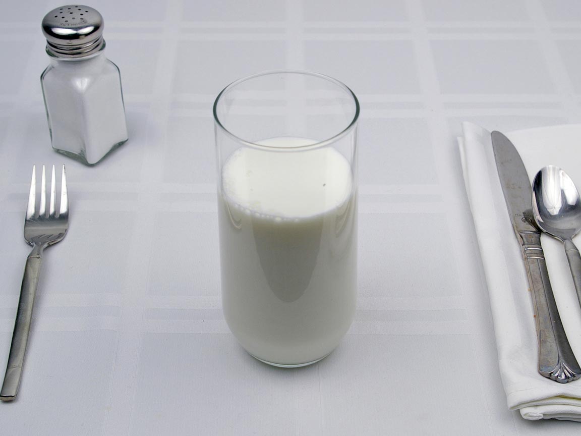 Calories in 12 fl oz(s) of Milk - Whole
