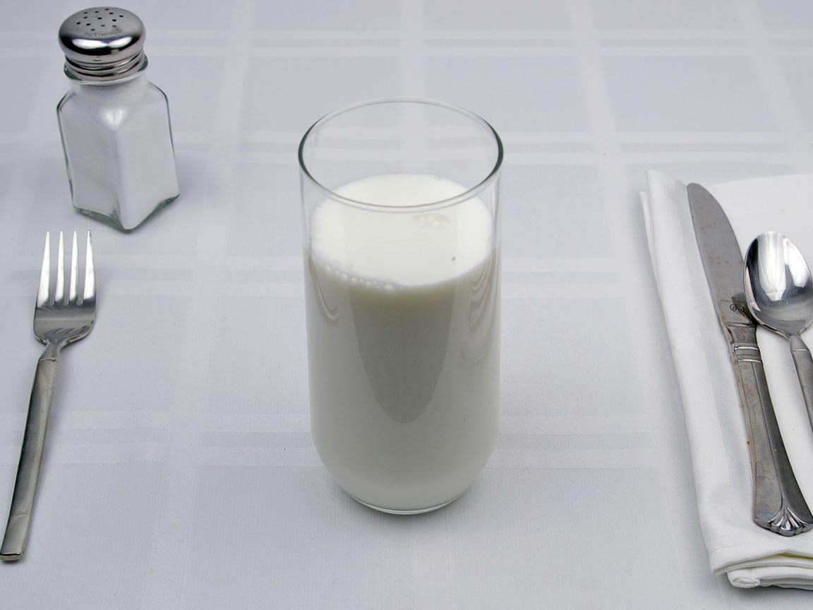 Calories in 13 fl oz(s) of Milk - Whole