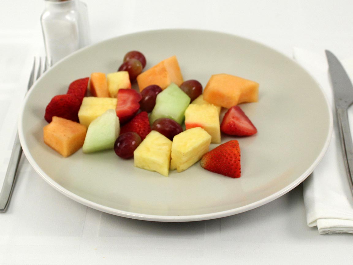 Calories in 277 grams of Mixed Fruit