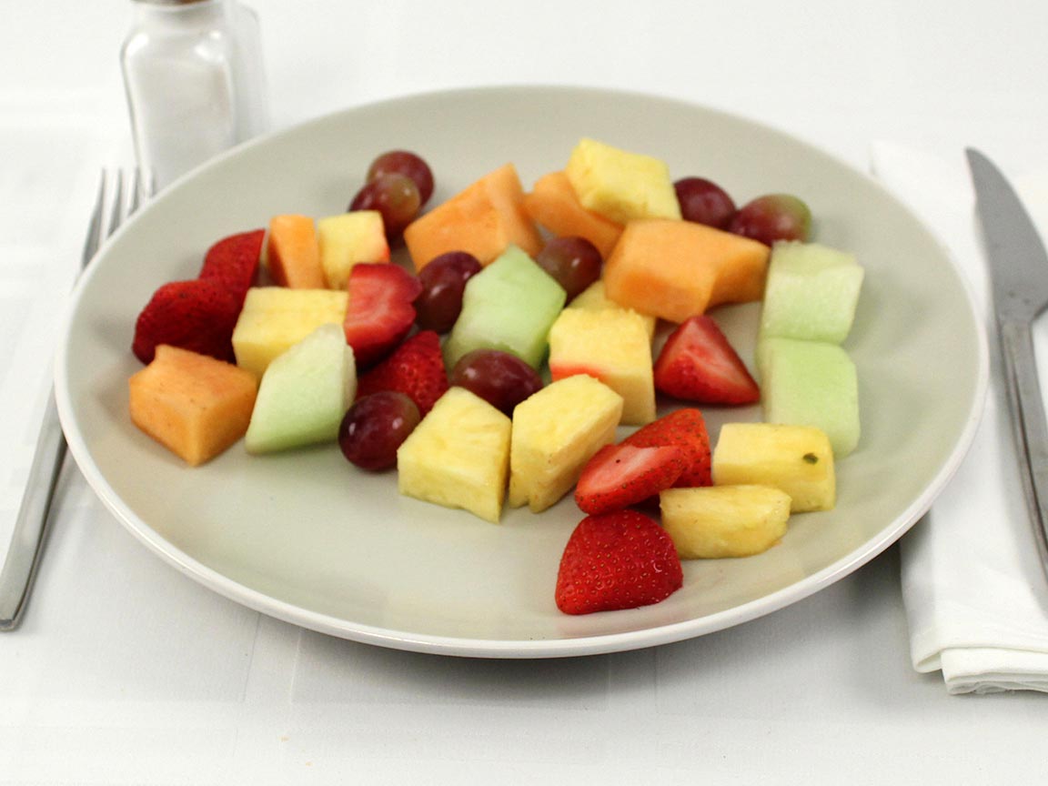 Calories in 370 grams of Mixed Fruit