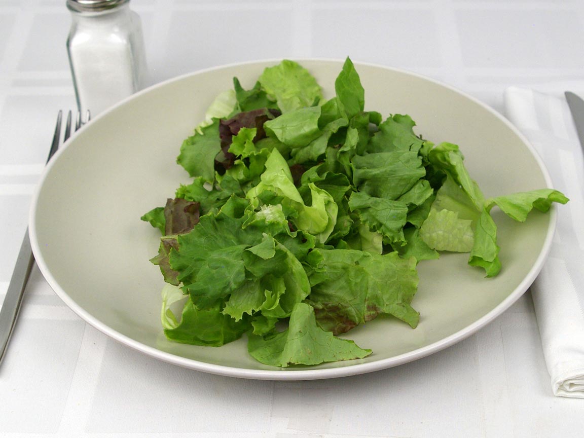 Calories in 40 grams of Mixed Leaf Lettuce