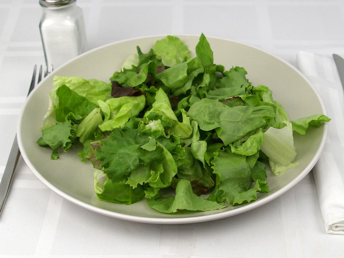 Calories in 60 grams of Mixed Leaf Lettuce
