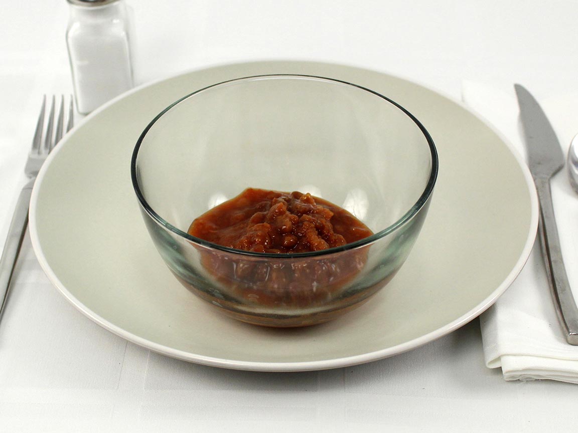 Calories in 0.5 cup(s) of Brown Sugar Molasses Baked Beans