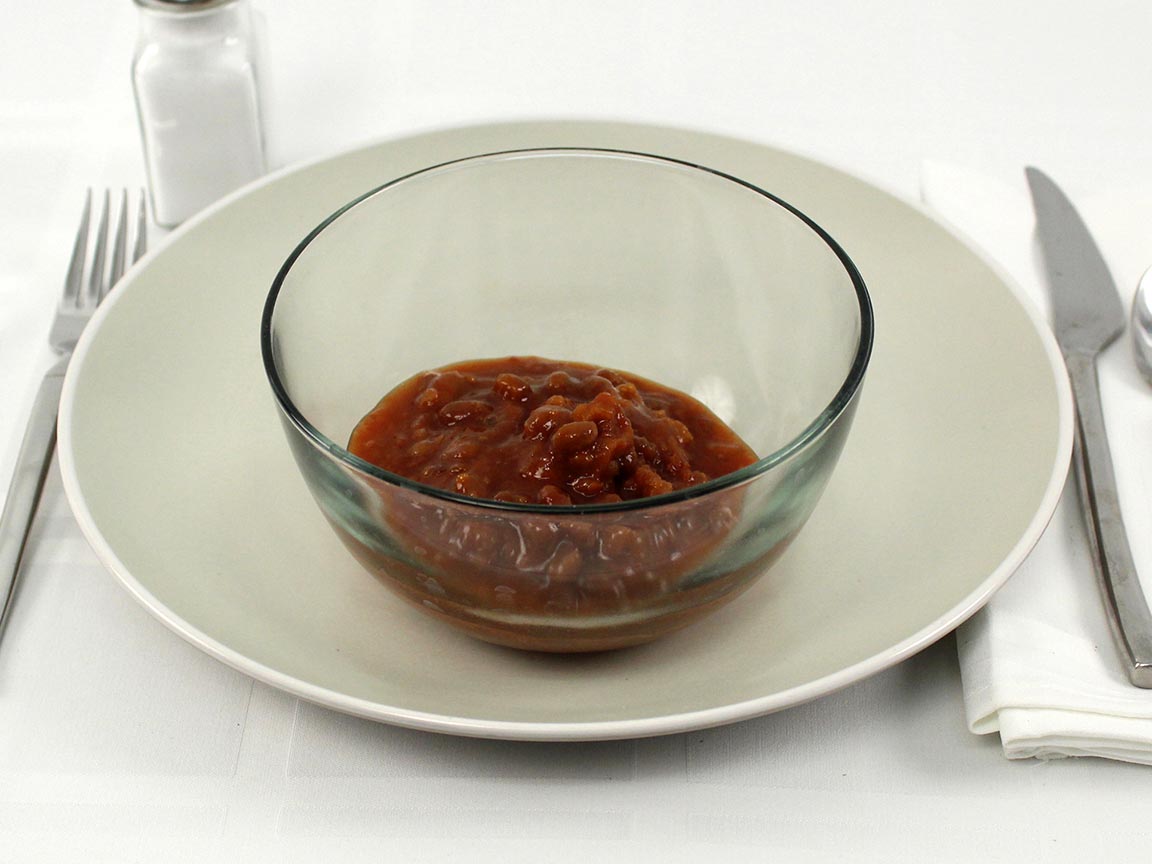 Calories in 0.75 cup(s) of Brown Sugar Molasses Baked Beans