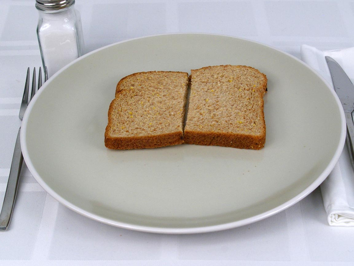 Calories in 1 piece(s) of Oroweat Multi-Grain Bread