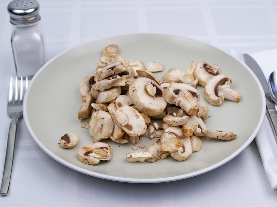 Calories in 141 grams of White - Button - Mushrooms