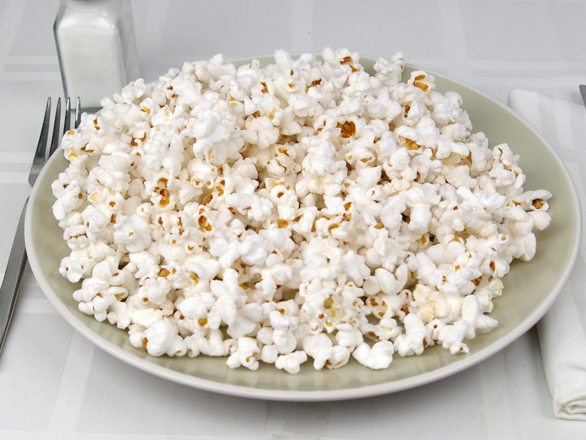 Calories in 42 grams of Nearly Naked Popcorn
