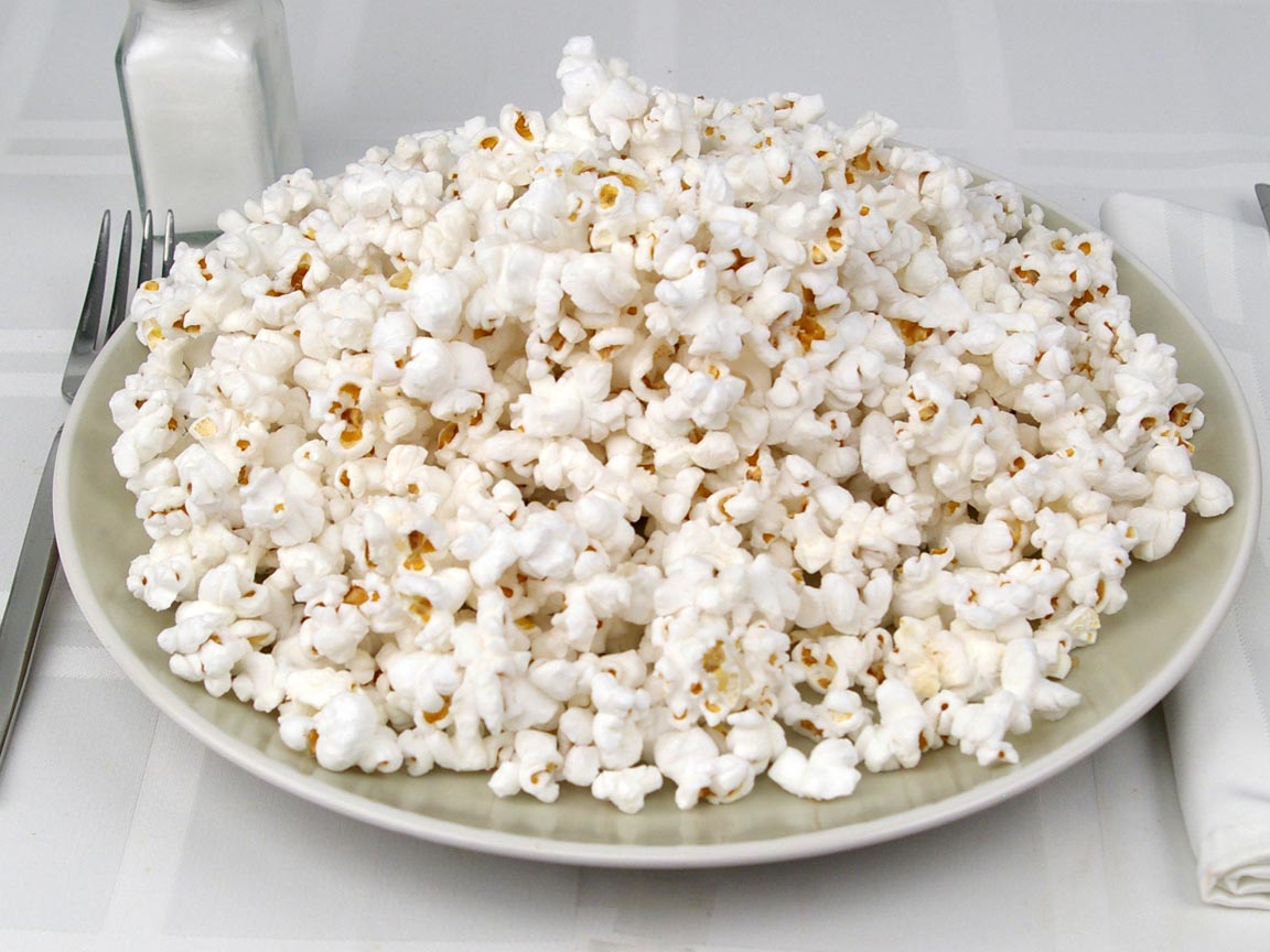 Calories in 49 grams of Nearly Naked Popcorn