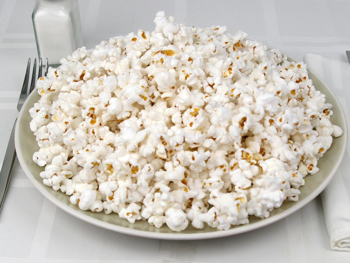 Calories in 56 grams of Nearly Naked Popcorn