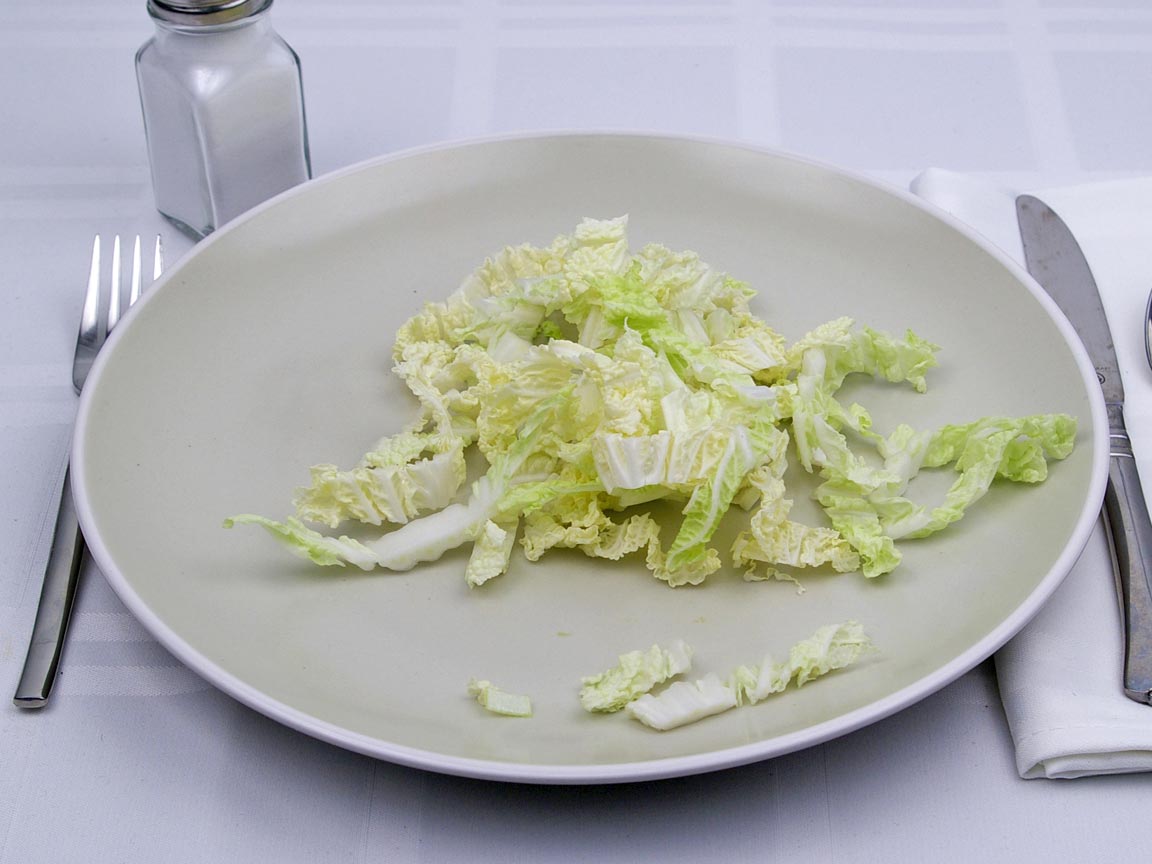Calories in 1 cup of Napa - Chinese - Cabbage
