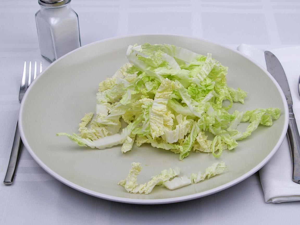Calories in 1.75 cup of Napa - Chinese - Cabbage