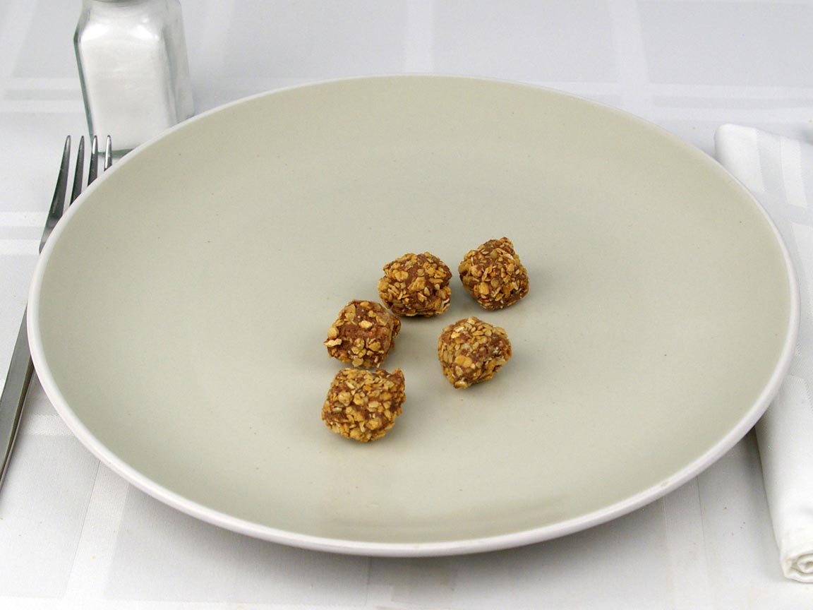 Calories in 5 piece(s) of Granola Bites - Almond Butter