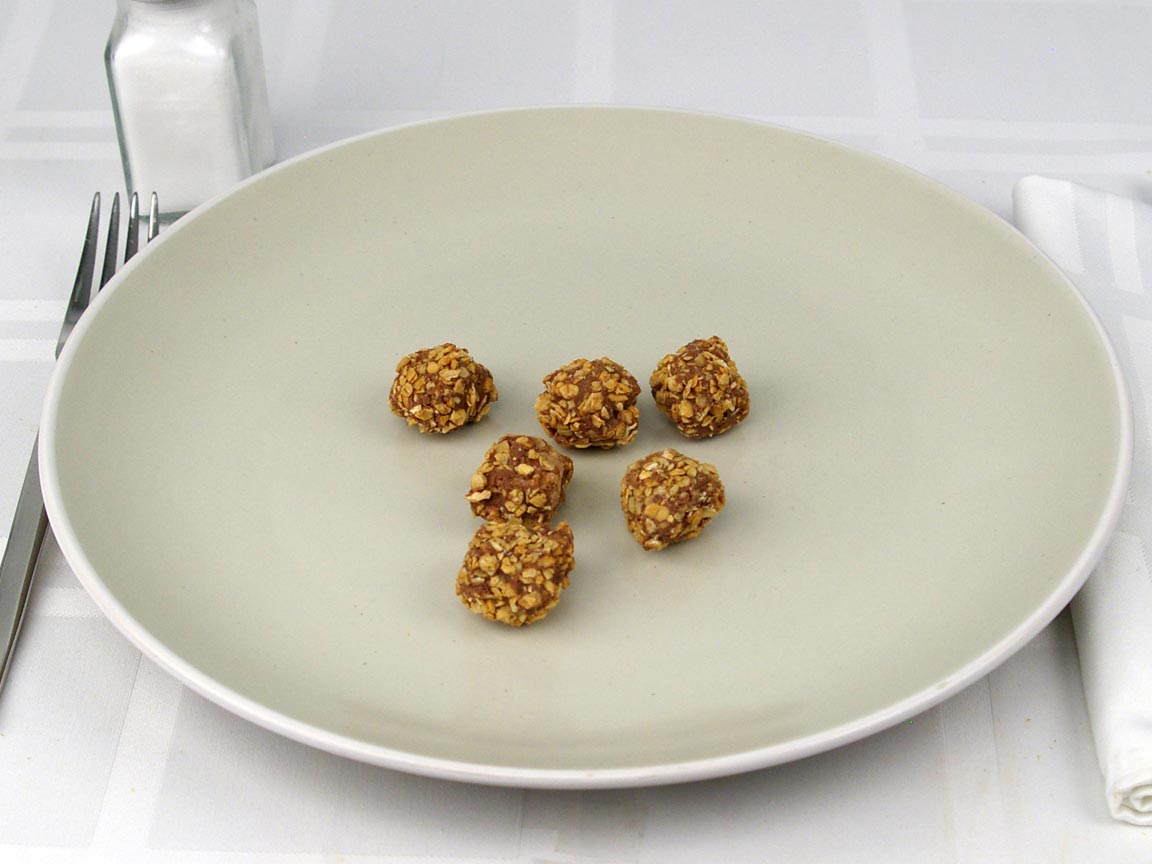Calories in 6 piece(s) of Granola Bites - Almond Butter