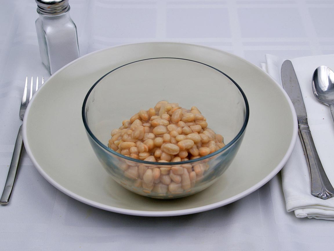Calories in 0.25 cup(s) of Navy Beans - Canned