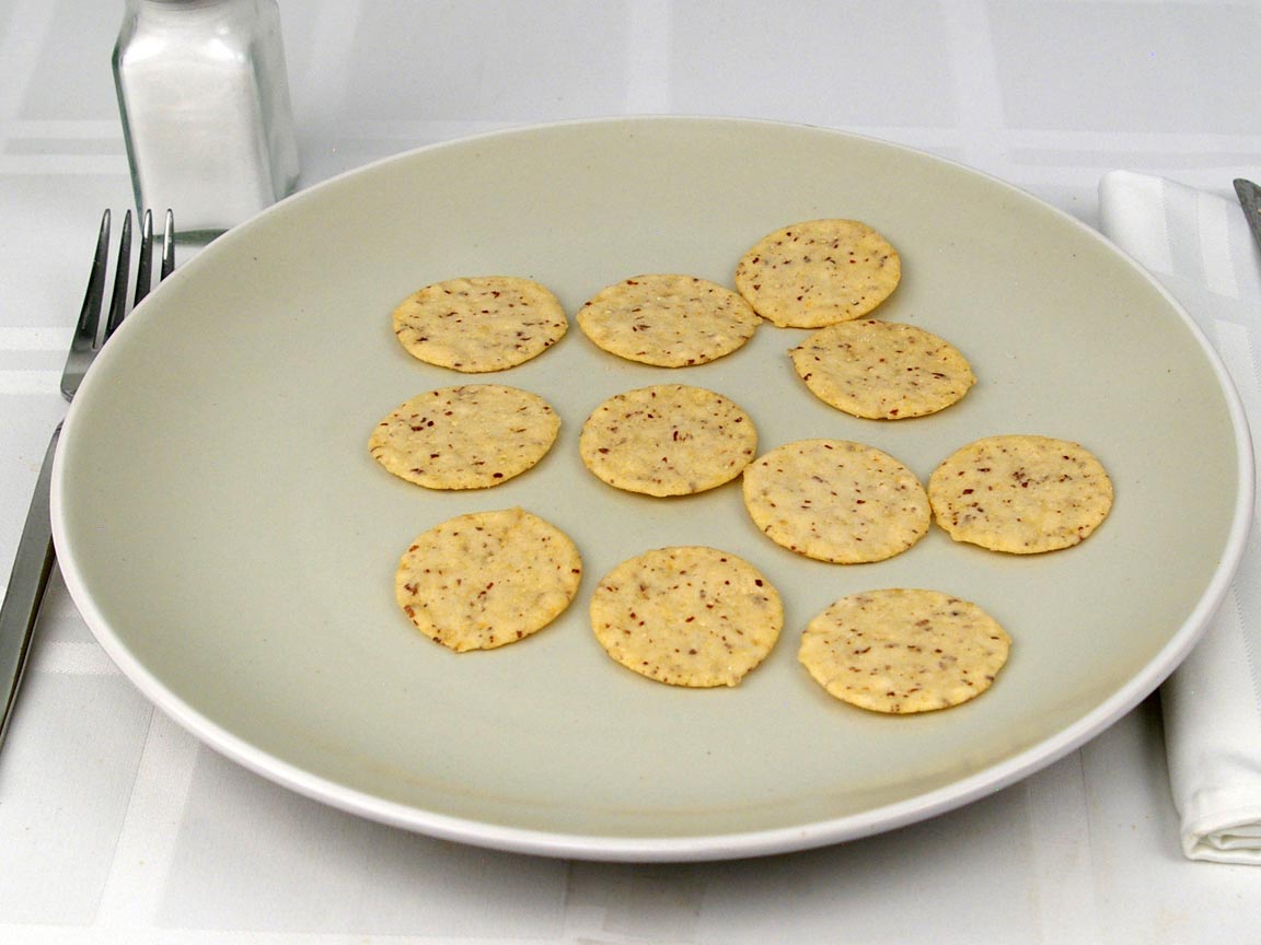 Calories in 11 cracker(s) of Almond Nut Thins - Nut & Rice Crackers