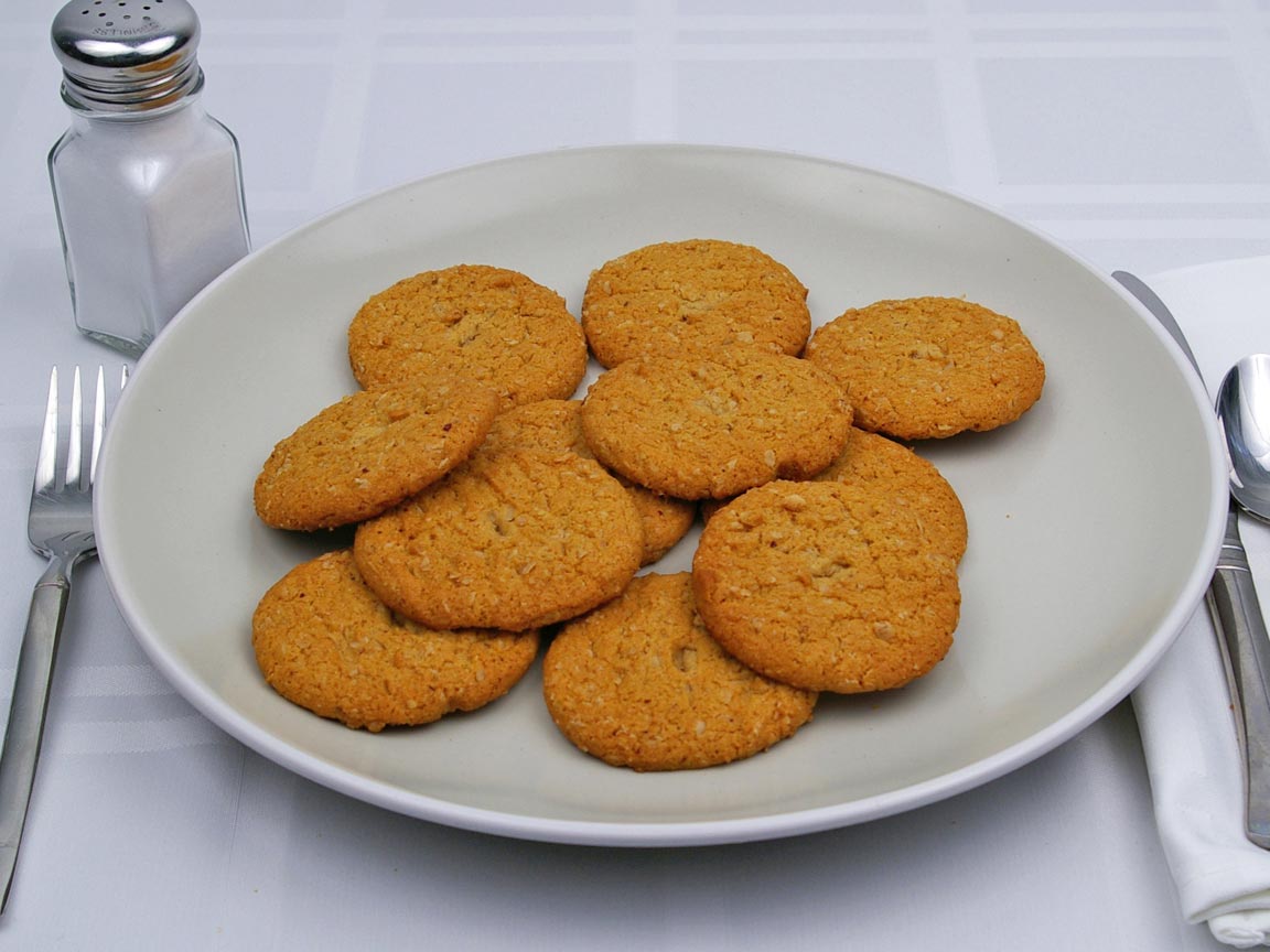 Calories in 11 cookie(s) of Oatmeal Cookie - Sugar Free