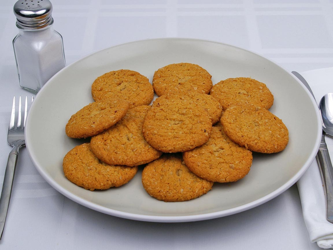 Calories in 13 cookie(s) of Oatmeal Cookie - Sugar Free