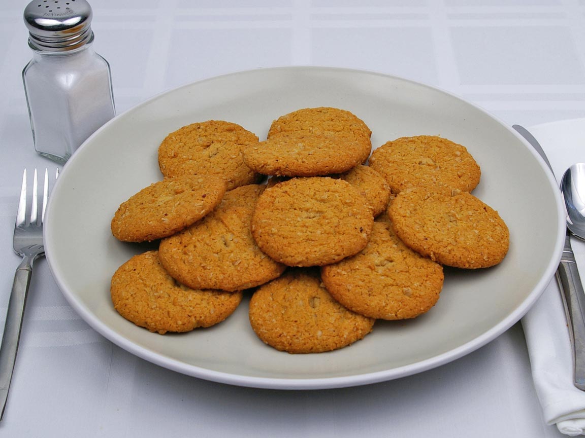 Calories in 14 cookie(s) of Oatmeal Cookie - Sugar Free