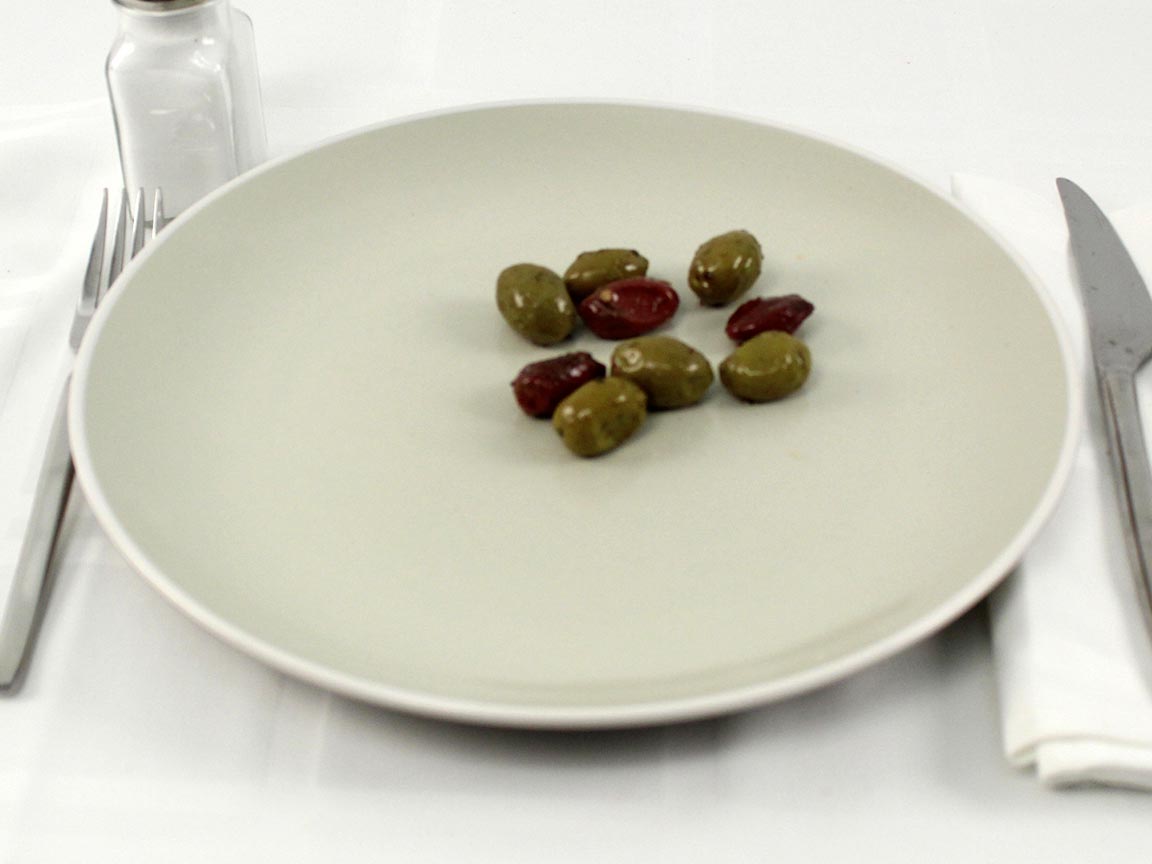 Calories in 45 grams of Marinated Olives