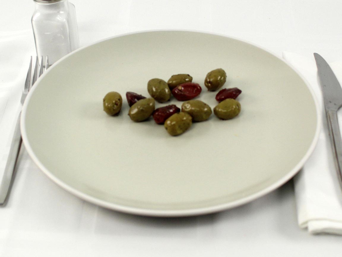 Calories in 60 grams of Marinated Olives